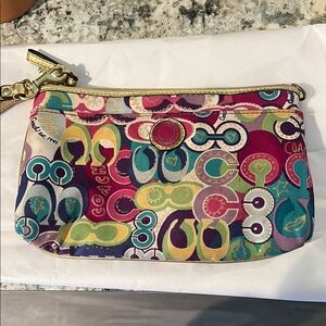 Coach Multicolor Wristlet